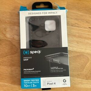 Brand new Speck Presidio Grip case for Google Pixel 4. Blue with black grips.